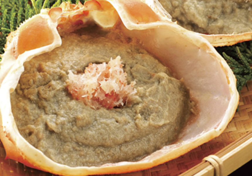 カニ味噌（焼きもの） - 貝焼食堂・貝汁食堂